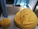 柚公馆科技布懒人沙发豆袋超大号可躺可睡榻榻米阳台单人人类狗窝 【科技布】灰 【中号EPP】120*80cm 实拍图