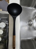 珐宝（staub）木柄硅胶家用汤勺饭勺漏勺刮勺分菜勺多功能勺厨具配件套组 木柄硅胶锅铲 实拍图