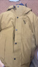 Navigare意大利小帆船男士连帽羽绒服冬季防风休闲男装防泼水时尚高端外套 土黄 XL /52 实拍图
