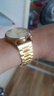 凯帝尼手表钢带男女不锈钢表带金属蝴蝶扣适用精工天梭天王表带精钢表链 金色 21mm 实拍图