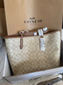 蔻驰（COACH）【品牌直供】CITY女士大号托特包单肩手提包5696IMNLJ 实拍图