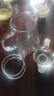 公道杯加厚玻璃耐热透明泡茶过滤功夫茶具配件茶海分茶器茶漏套装 490ml四方公道杯+带把茶漏+底座 实拍图