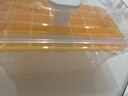 冰格制冰模具冰盒神器食品级按压冰格模具冻冰块盒制冰盒 黄色单层送冰铲 实拍图