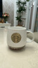星巴克（Starbucks）杯子陶瓷马克杯经典黑白情侣咖啡水杯带盖勺大容量家用礼物盒装 白色单杯+金色勺子 实拍图