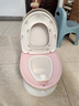 babycare马桶坐便器蹲便器儿童马桶仿真马桶坐便圈2-6岁宝宝便盆维尔粉 实拍图