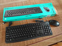 罗技（Logitech）MK120 键鼠套装 有线键鼠套装 办公键鼠套装 电脑键盘 USB即插即用 全尺寸 黑色 实拍图