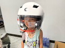 YAMAHA雅马哈摩托车电动车头盔3C认证男女四季轻便安全帽四分之三盔春夏 白色贴花（贴面版型） XXL 实拍图