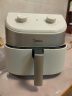 美的（Midea）全自动空气炸锅家用 不用翻面 宽口实用大容量 蒸汽嫩烤 易用旋钮控时温 金属内腔 6L KZE6017 实拍图