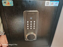 虎牌保险柜家用小型床头保险箱办公财务专用 密码指纹WIFI远程全钢防盗可入墙固定入衣柜保管箱 45cm高 黑色（三层）【超值推荐】 指纹款(密码+指纹+钥匙) 实拍图