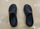 迪卡侬（DECATHLON）游泳男士凉鞋沙滩拖鞋洞洞鞋外穿NABD2027999深蓝色网格款41码 实拍图