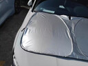 揽臣汽车遮阳挡防晒前挡风玻璃车内降温隔热遮光帘罩伞板夏季停车必备 别克英朗E5昂科拉昂扬E4君威君越凯越威朗微蓝 实拍图