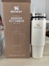 STANLEY巨无霸吸管杯水杯保温杯大容量办公车载不锈钢杯子887ML-米白色 实拍图