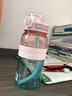 BOTTLED JOY吨吨杯学生水杯耐高温太空杯提绳便携运动水壶塑料杯渐变随手杯 粉蓝云海*tirtan*双饮 0.75L 实拍图