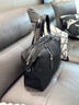 金利来（Goldlion）手提包男士2025夏季新款多功能大容量旅行包短途出差休闲斜挎包男 黑色大号【450*290*170mm】 实拍图