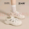 ZHR则则户外登山溯溪鞋女轻便防撞厚底女鞋透气运动凉鞋女 KS103 米色37 实拍图