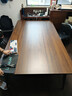 燕青会议桌长桌简约现代小型会议室洽谈长条桌工作台简易办公桌椅组合 长200*宽120*高75【桌板2.5cm】 实拍图