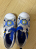 江博士夏季男女童舒适休闲宝宝学步鞋透气幼儿童鞋 潮流百搭儿童凉鞋 米/蓝 28 脚长约17.2-17.8 实拍图