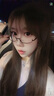 奢鸟半框眼镜 黑框 二次元无镜片女ins御姐纯欲风直播cos装饰镜框眼镜 实拍图