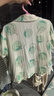 babylove宝宝短袖套装夏季竹棉山茶纱布薄款透气外出儿童清新家居服夏装 实拍图