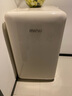 小吉（MINIJ）情人节礼物121升单门小冰箱租房小型家用客厅冰箱迷你复古冷藏冷冻一体奶油风BC-121CM 实拍图