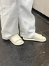 JCZS德国品牌防臭拖鞋女2025室内家居静音学生宿舍洗澡防滑eva凉拖男 白色【EVA一体成型静音不臭脚】 40-41 【标准码】 实拍图