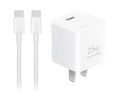 华为原装mini充电器(Max 25W)线充套装含1米3.3A Typec数据线 适配苹果iphone15ProMax手机/兼容PD 20W 实拍图