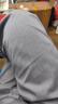  乾朗 防静电工作服套装男女夏季长袖透气耐磨劳保服带反光条电焊工服汽修工程服加油站电力局工装可定制logo 灰色夏长套装180 实拍图