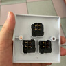 CLIPMEI86型老式开关插座面板老款按钮墙壁上家用一开带老款的多孔旧款灯 三位开关（单控） 实拍图