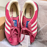 adidas「T头鞋」STADT经典时尚薄底运动板鞋男女阿迪达斯三叶草   浅粉/汉玉白/树脂黄(女生买小半码)   39 实拍图