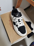 骆驼（CAMEL）破冰2.0运动男鞋休闲耐磨低帮板鞋子 X14C09L7639S 浅米白/黑 40 实拍图