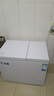 志高（CHIGO）家用冰柜双温小型商用双箱冷柜冷藏冷冻柜 保鲜双门两用卧式冰箱一级能效 【省电款  双温冰柜 一级能效】 108L 实拍图