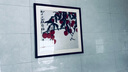 紫腾随轩齐白石装饰画新中式客厅背景墙面挂画卧室饭厅餐厅水墨虾壁画 大吉大利 60*60cm红木色实木框 实拍图