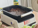 杜邦烤肉多功能锅无烟电烤盘陶瓷釉不粘锅分体式可拆洗电火锅电煮锅家用3-4个人大功率一烤盘一火锅 实拍图