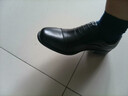 际华三五零五三接头皮鞋男制式皮鞋套脚校尉皮鞋系带休闲皮鞋商务正装教官皮鞋 B皮鞋套脚超纤款 40 (250mm) 实拍图