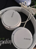 索尼（SONY） MDR-ZX110AP 耳机头戴式重低音手机电脑游戏有线耳机学生上网课学习办公耳麦 白色 实拍图