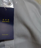 BLACKMONDAY纯棉牛津纺竖条纹短袖衬衫男全棉免烫抗皱男士商务休闲衬衣 实拍图