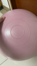 yottoy瑜伽球儿童羊角球加厚幼儿园充气跳跳球感统训练器材弹跳球 卡洛粉【加厚防爆无异味】 45cm 直径 实拍图
