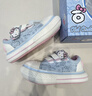 OLD ORDER-帆布鞋Canvas-三丽鸥凯蒂猫联名 Sanrio Hello Kitty 女 凯蒂粉蓝 Hellokitty联名款 38 晒单实拍图
