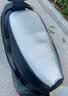 JCZS德国电动电瓶车座套防水防晒坐垫套夏季隔热防烫雅迪爱玛台铃通用 大号61-65【防晒防雨隔热】立体银方格 加厚皮 实拍图