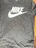 耐克(NIKE)男短袖T恤 纯棉 运动休闲 经典简约AR5005-063调暗灰M 实拍图