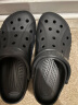 卡骆驰crocs洞洞鞋贝雅男鞋女鞋轻便耐磨一脚蹬拖鞋休闲鞋|10126 黑色-001 40 (250mm) 实拍图