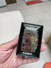 ZIPPO打火机之宝防风煤油 侧十字-黑冰徽章 生日礼物送老公送男友 单机 实拍图