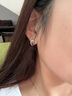 Lnieer999足银双层耳环女简约小众设计感独特耳钉2025新款潮冷淡风耳饰 双层圆弧耳环【999足银】 实拍图