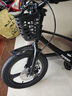 永久儿童自行车3-6岁7-10男孩女孩宝宝小孩童车女童男生女生脚踏单车 磨砂黑【镁合金车架】升级版 16寸 适合身高105-120cm 实拍图