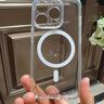 品胜 适用苹果15Pro手机壳 iPhone15Pro磁吸壳保护套Magsafe无线充电超薄气囊防摔手机壳软边简约透明 实拍图