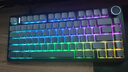 狼蛛（AULA）F75客制化机械键盘 无线三模蓝牙/2.4g/有线 gasket结构全键热插拔 75配列电竞游戏专用办公通用 海礁黑  收割者轴 实拍图