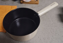 九阳（Joyoung）含钛陶瓷不粘小奶锅0氟健康辅食锅汤锅热奶18cm炉灶通用 实拍图