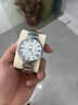 DOM手表女经典蓝气球夜光女士手表时尚简约气质防水石英表开中秋礼物 白面钢带（夜光-男款） 实拍图