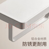 懒角落卫生间纸巾架卷纸架厕纸架免打孔厕所卷筒纸架子铝合金浴室置物架 实拍图