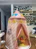 赟娅帐篷室内儿童公主房宝宝睡觉床上小型玩具城堡女孩游戏屋生日礼物 魔法少女【棉垫+球灯+星星挂件】 实拍图